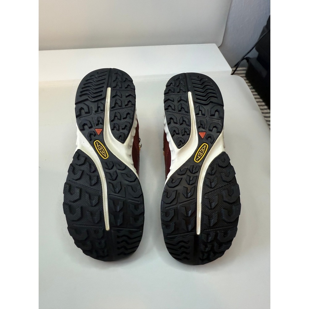 KEEN NXIS EVO Mid Hiking Boots Andorra Golden Yellow 1027793 Womens 7.5 New - Picture 8 of 9